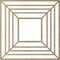 Ekena Millwork Raven Wood Fretwork Pierced Ceiling Medallion, Birch, 34"OD x 12 1/2"ID x 3/8"T CMWP34X34X0375RABI - alternate 4